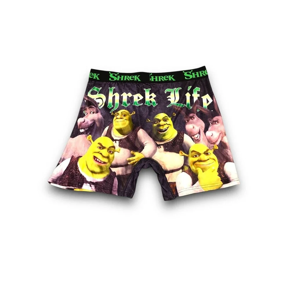 Dreamworks Shrek Men's Boxer Briefs - Large
